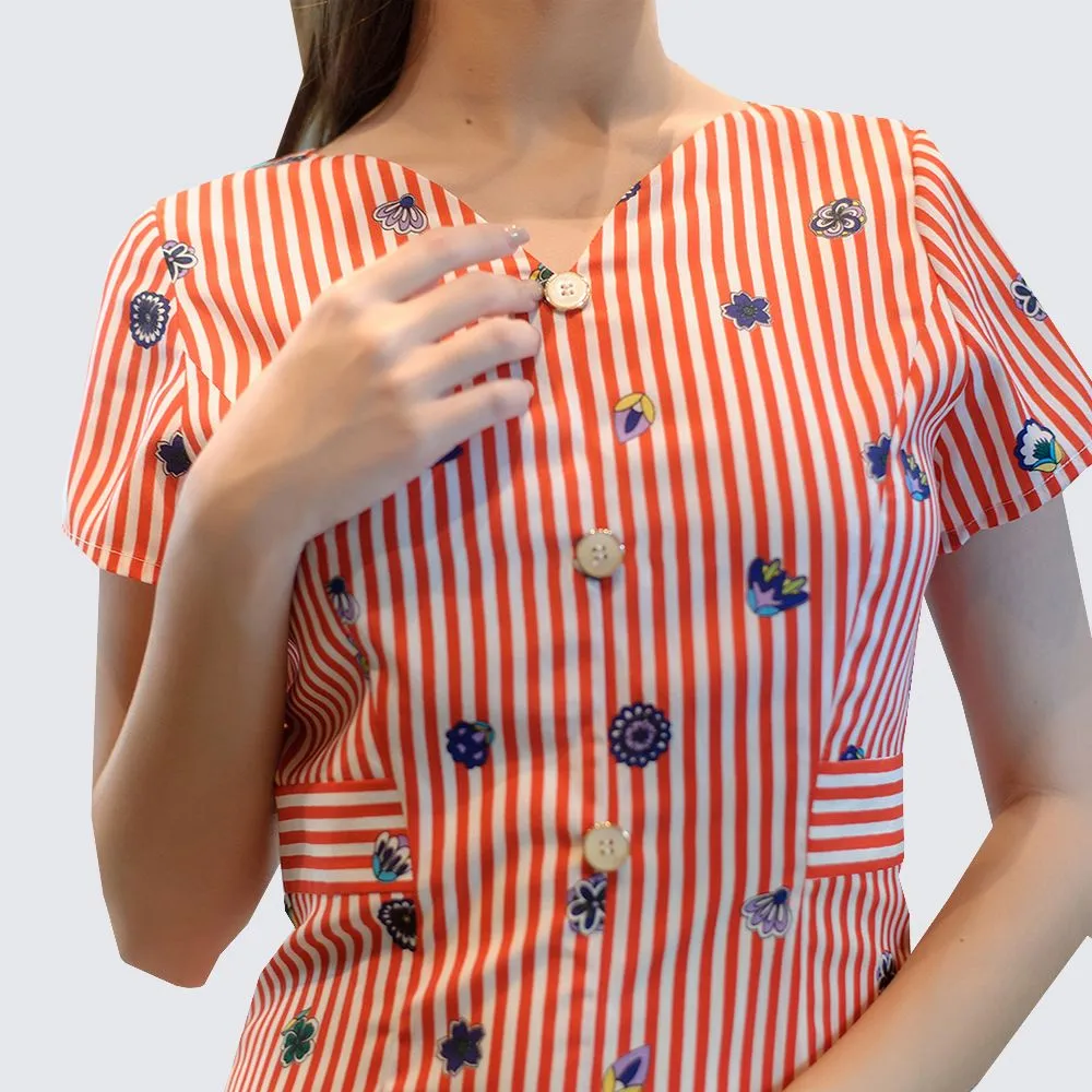 AMILA Red Dress AM-D999 IGPU22-5