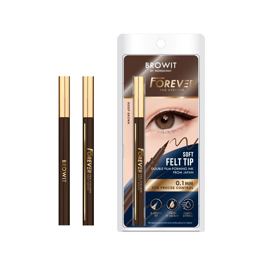 Browit Forever Pro Eyeliner Deep Brown - Deep Black