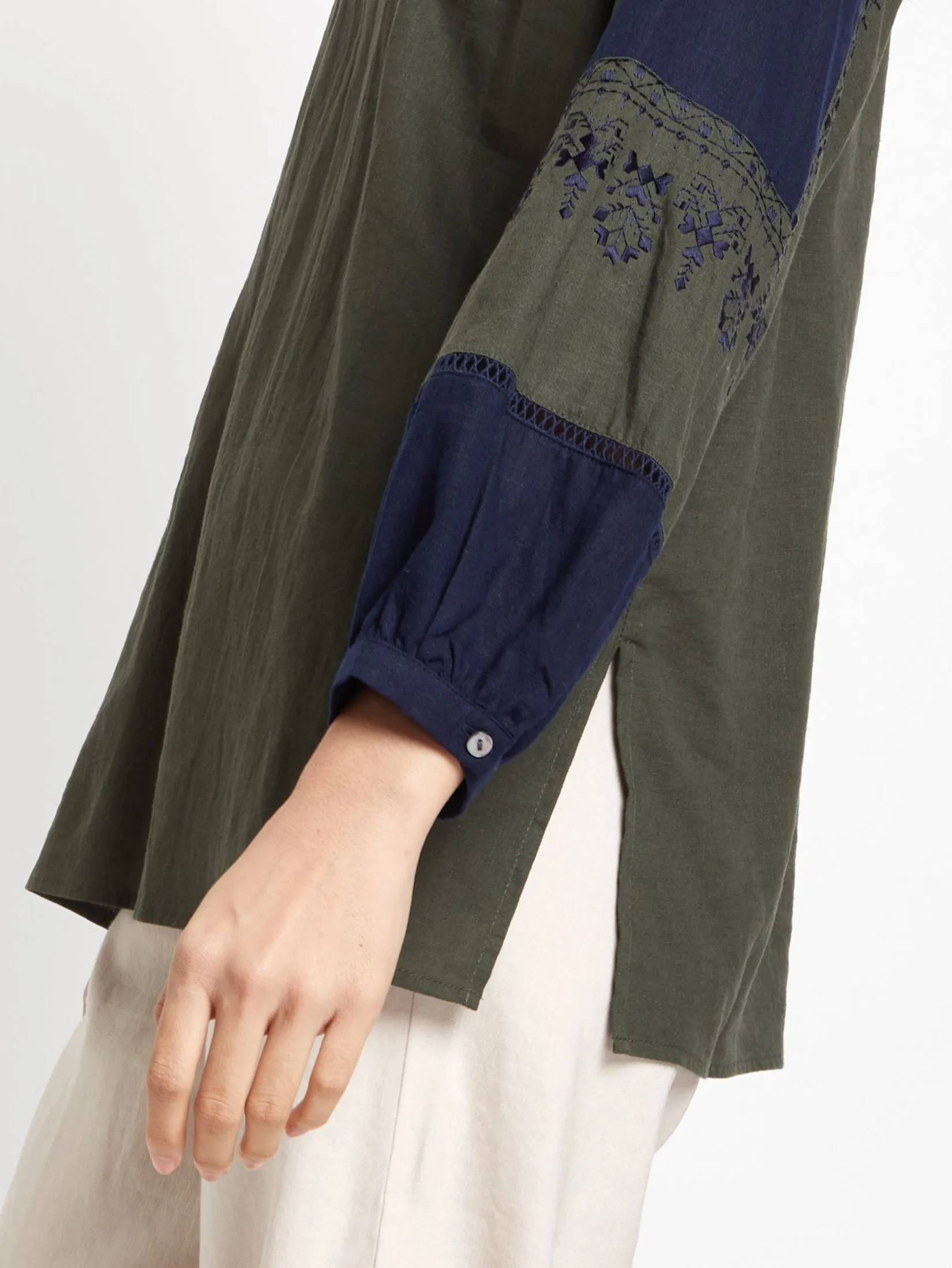 JOURNAL Women Blouse Long Sleeves Round Neck Print