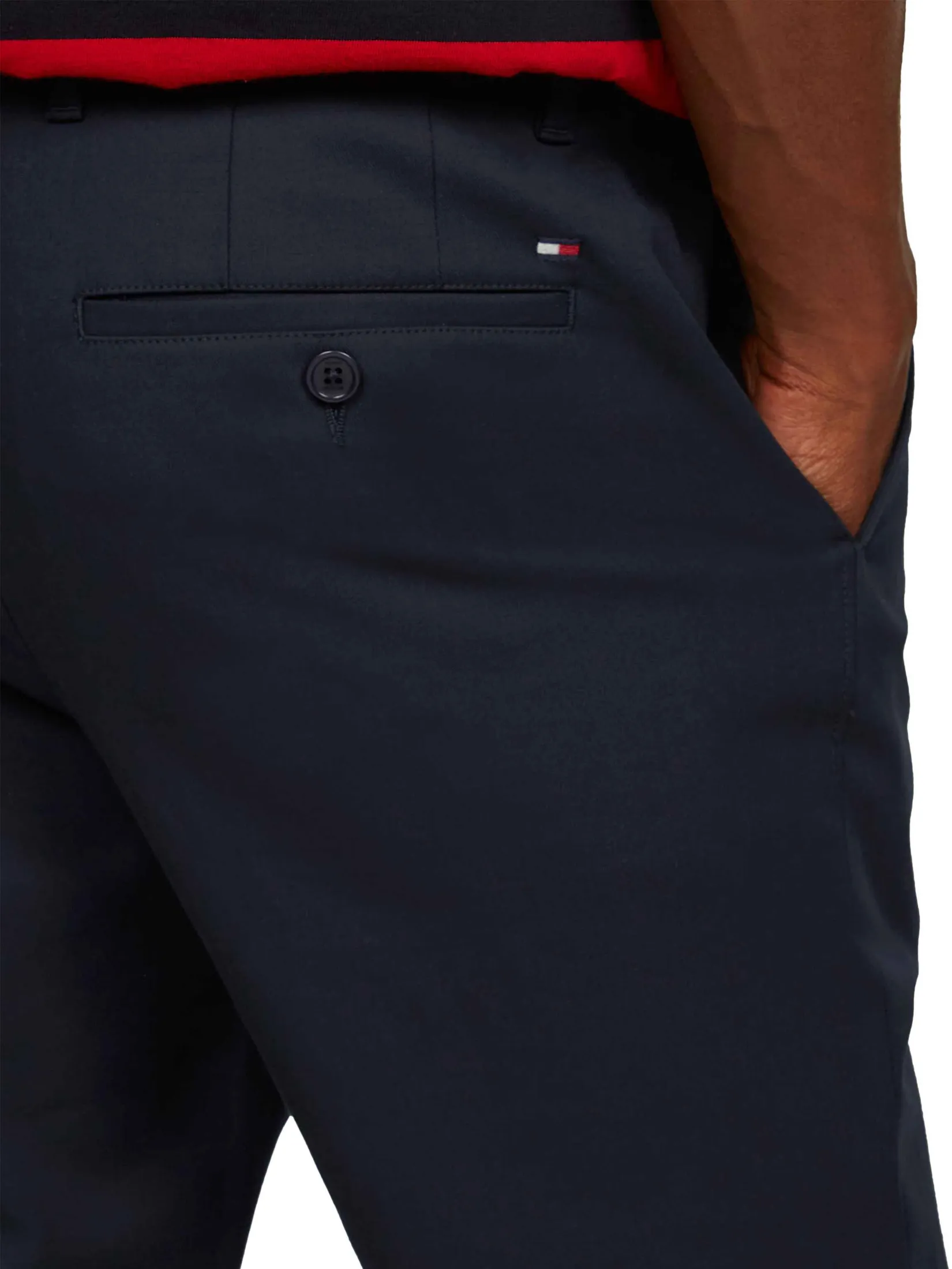 TOMMY HILFIGER MEN PANTS Blue Slim Fit