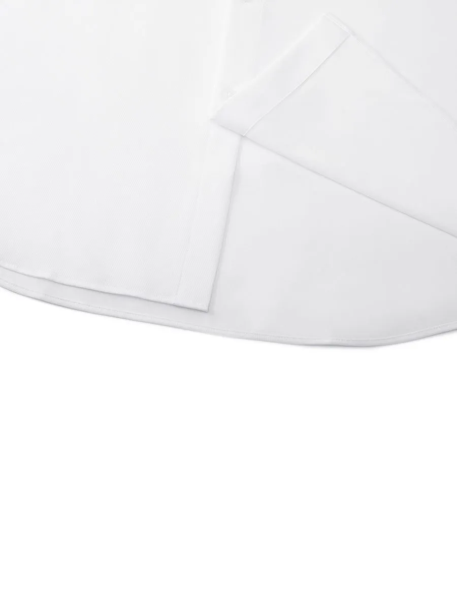 G2000 Men Clothing Dry .Travel Shirt Smart Fit - White