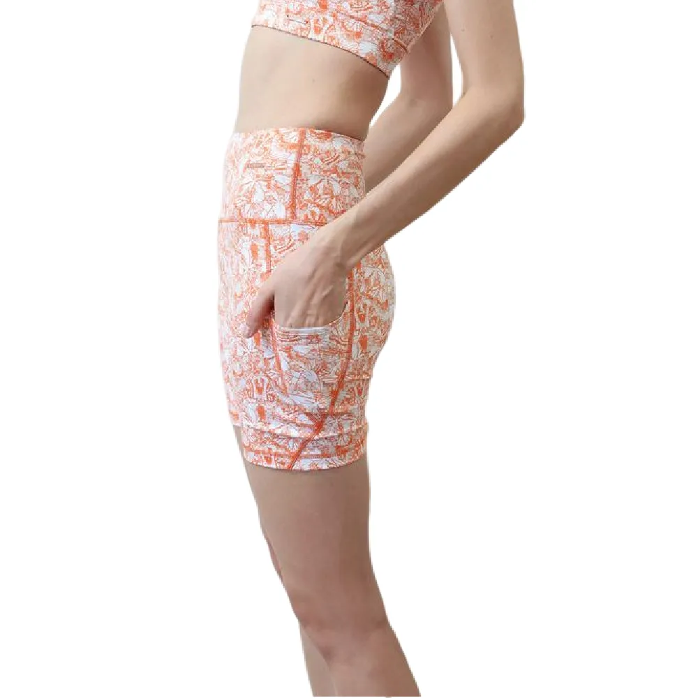 VANESSE Orange short pants Butterfly Wing short pants (029044)