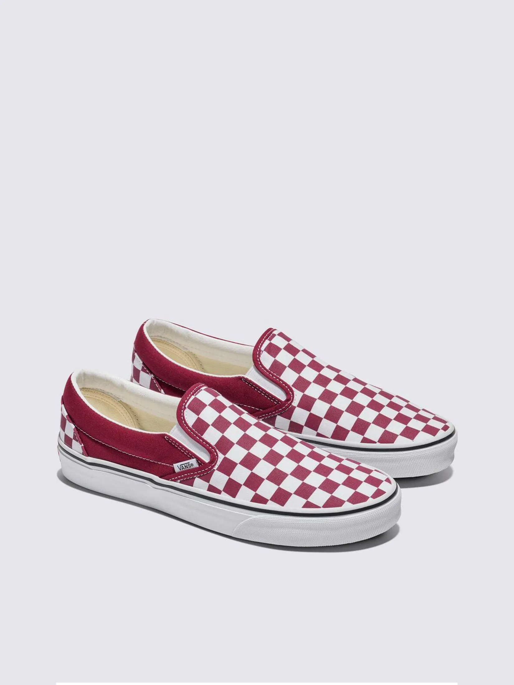VANS Unisex Sneakers Classic Slip-On Color Theory / Check Rhododen