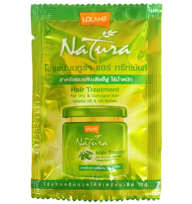 Маска с маслом жожоба и протеинами Natura Lolane 10 мл