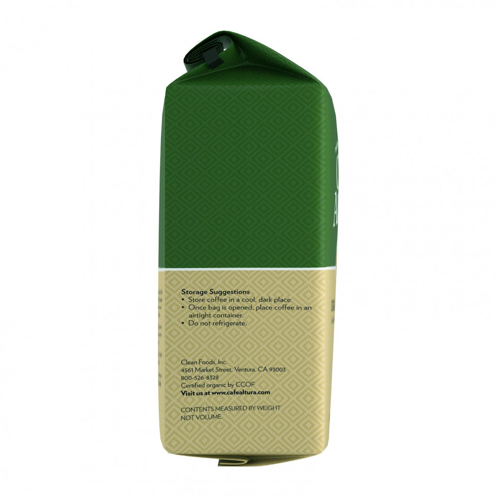 Cafe Altura, Органический кофе, французская обжарка, цельные зерна, 10 унций (283 г)