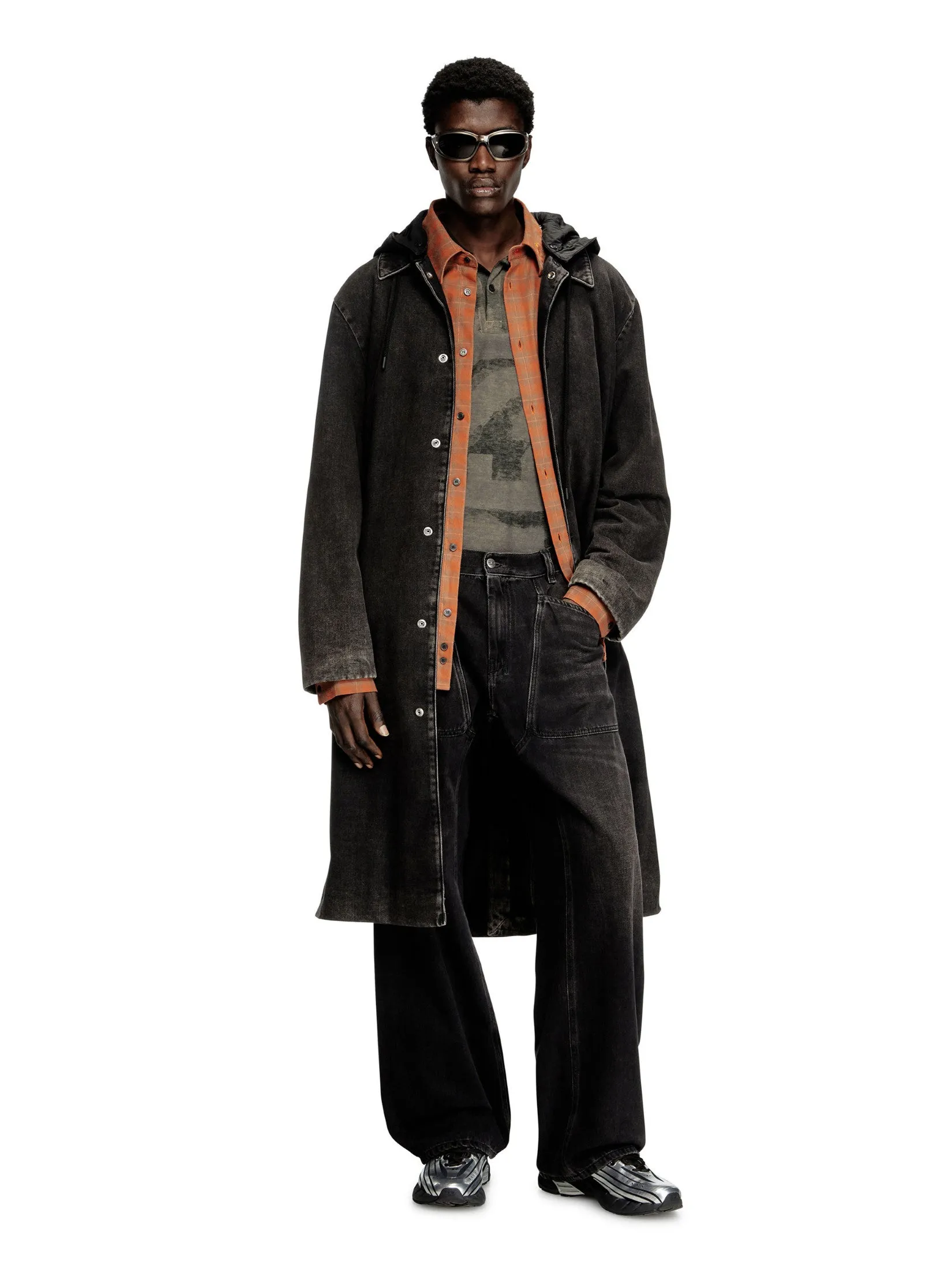 DIESEL Men Jeans Pants D-ZETA L.30 TROUSERS Black