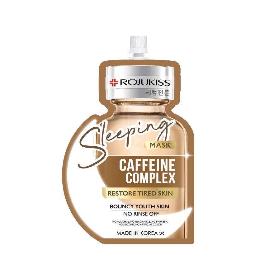 Rojukiss Sleeping Mask Caffeine Complex 20 Ml. - Brown
