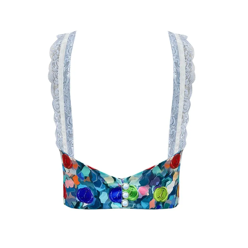 ICONIC BLUE CORNY TOP MODEL CORNY TOP 6759