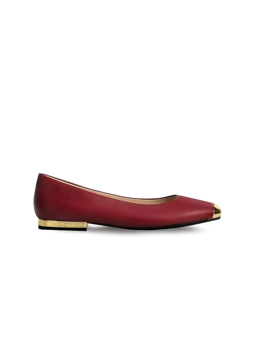 KENNETH COLE WOMEN FLATS ASTAIRE FLATS X ANNE THONGPRASOM / BORDEAUX WINE