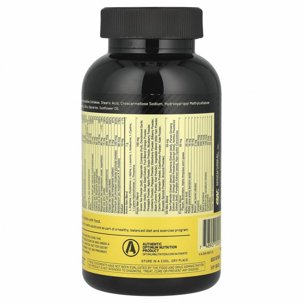 Optimum Nutrition, Opti-Men, 240 таблеток