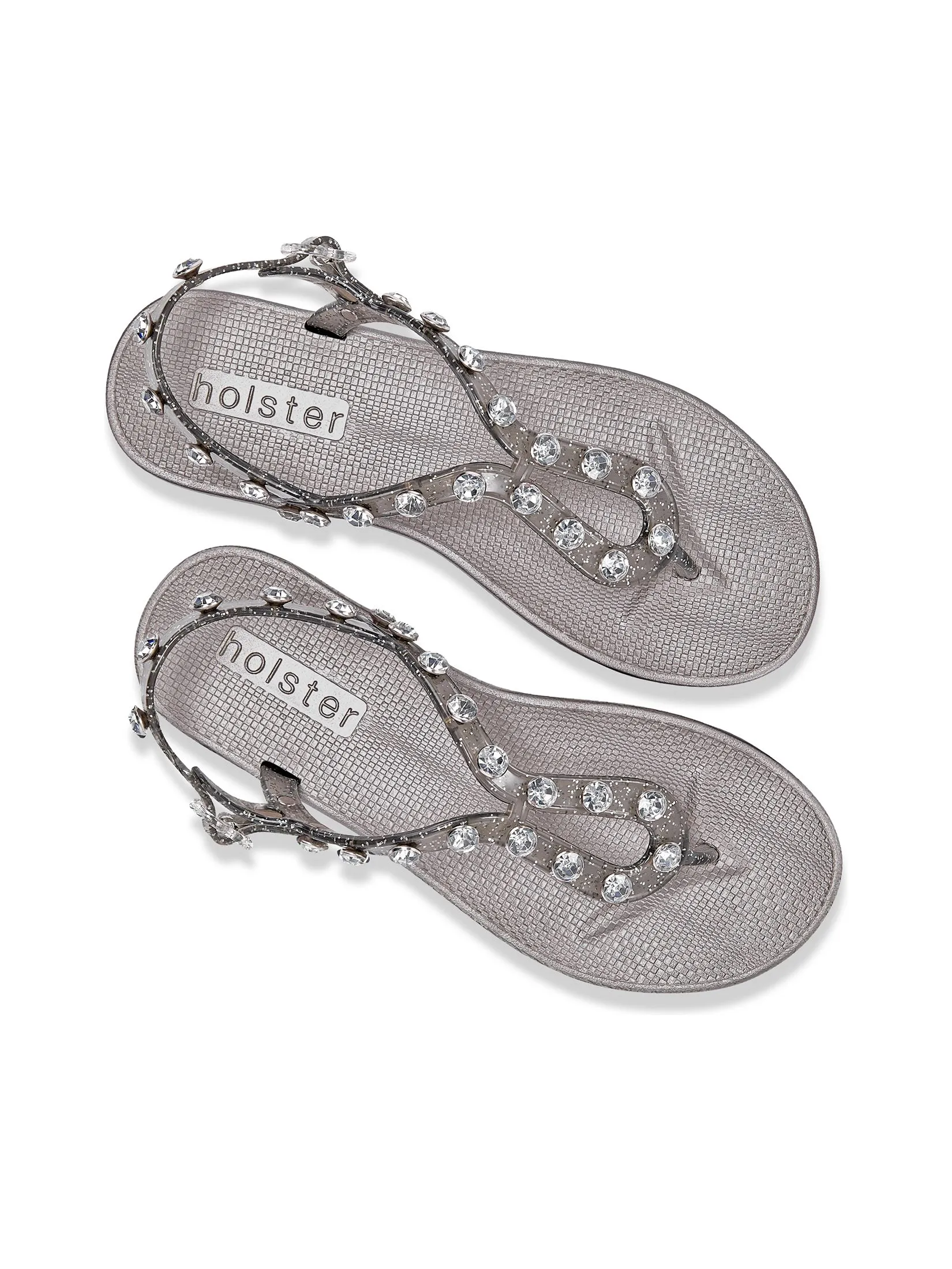 HOLSTER Women Sandals Supernova Glitter Pewter