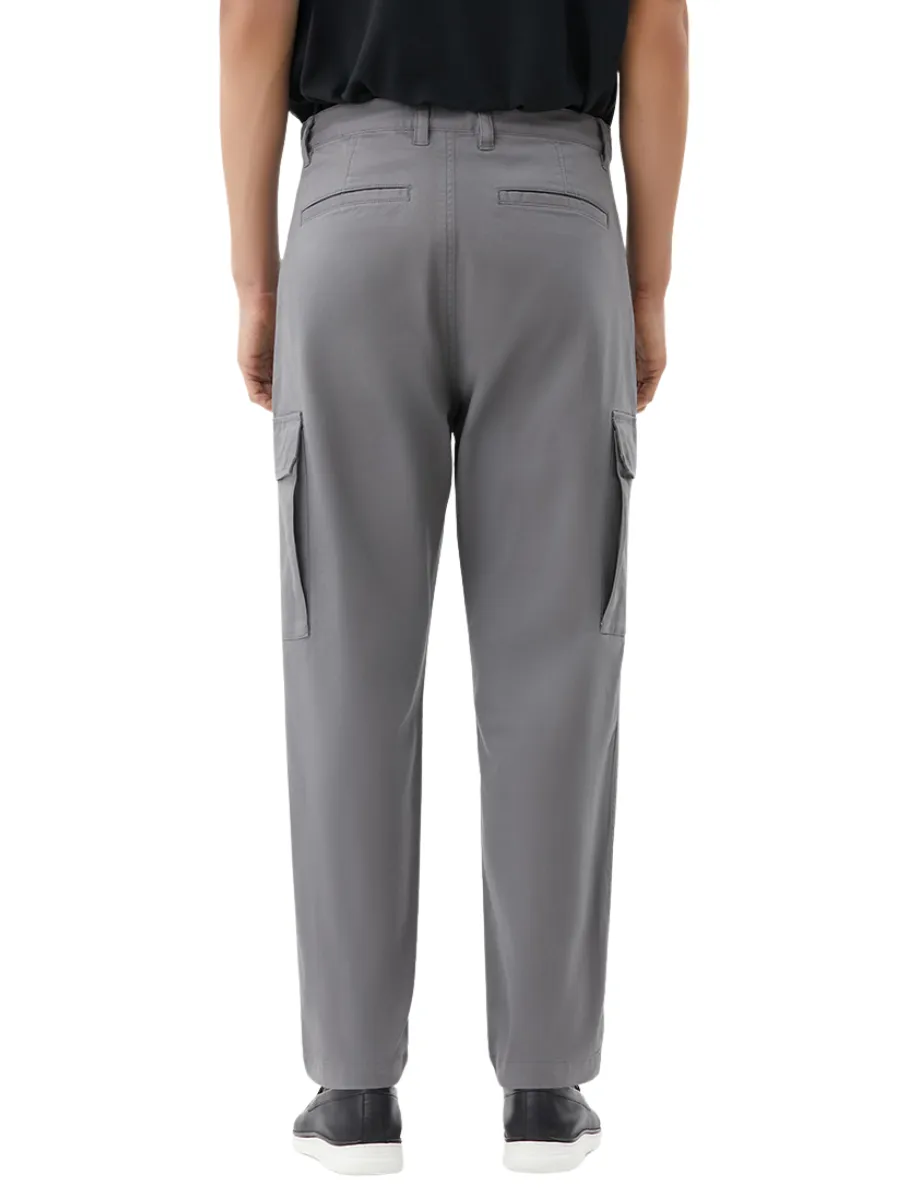DAPPER Men Cargo Pants Grey