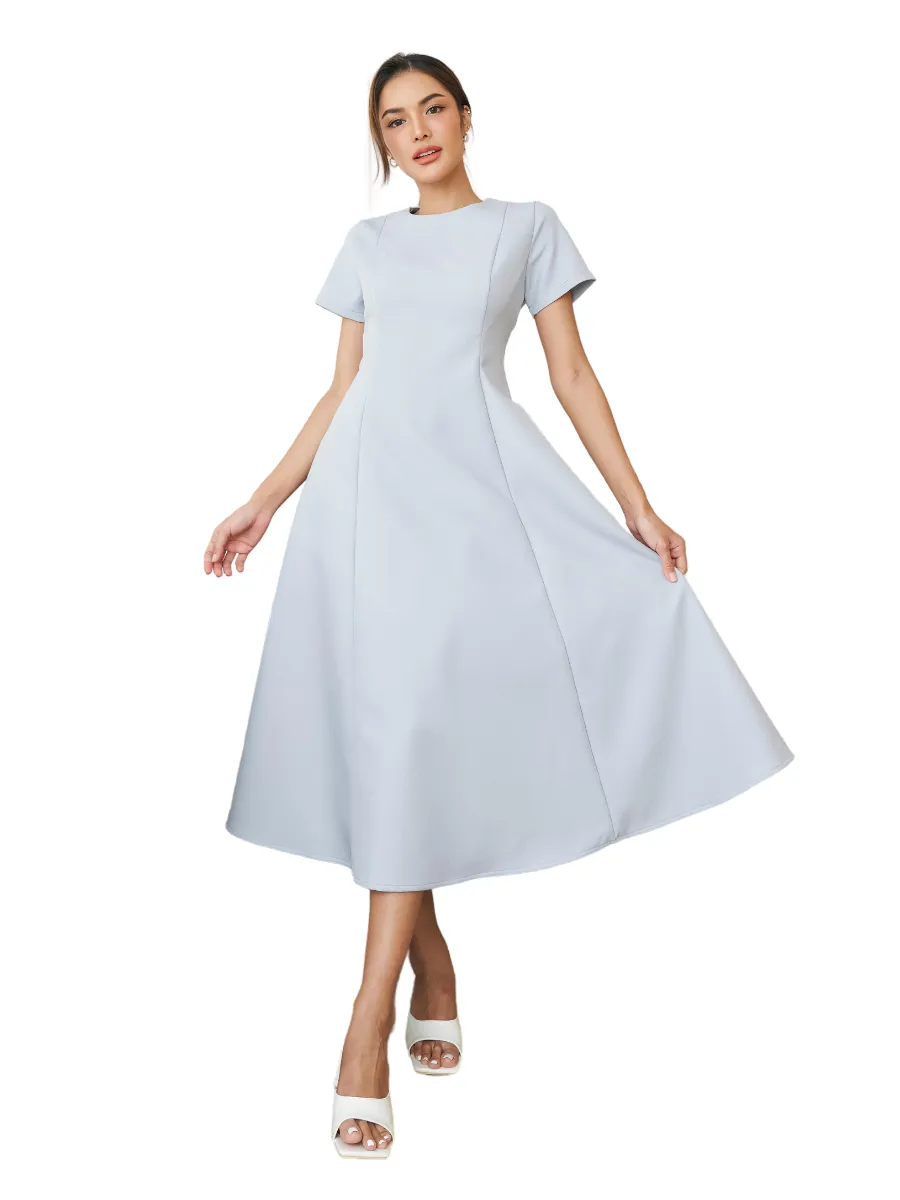 ROSE THE LABEL Pansy maxi dress- grey