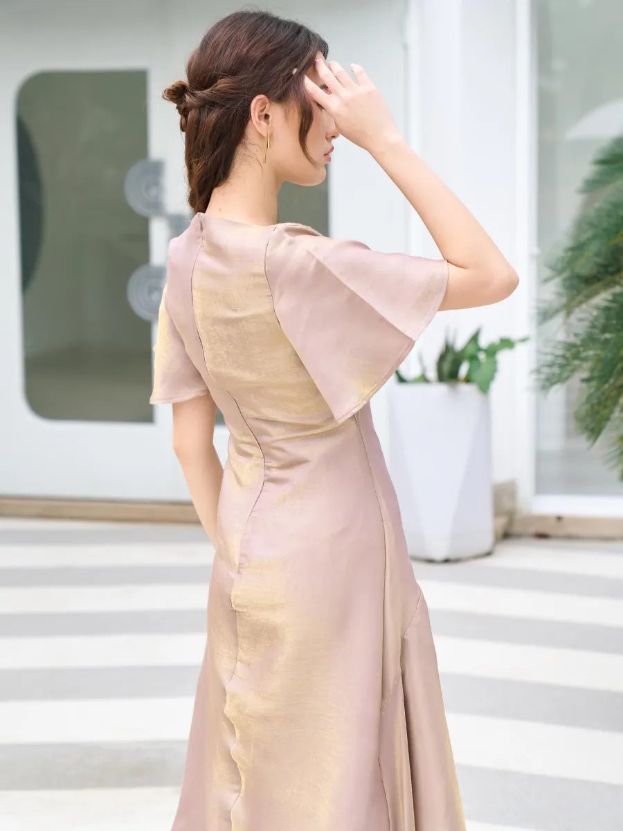 ROSE THE LABEL Purple-Nanala dress