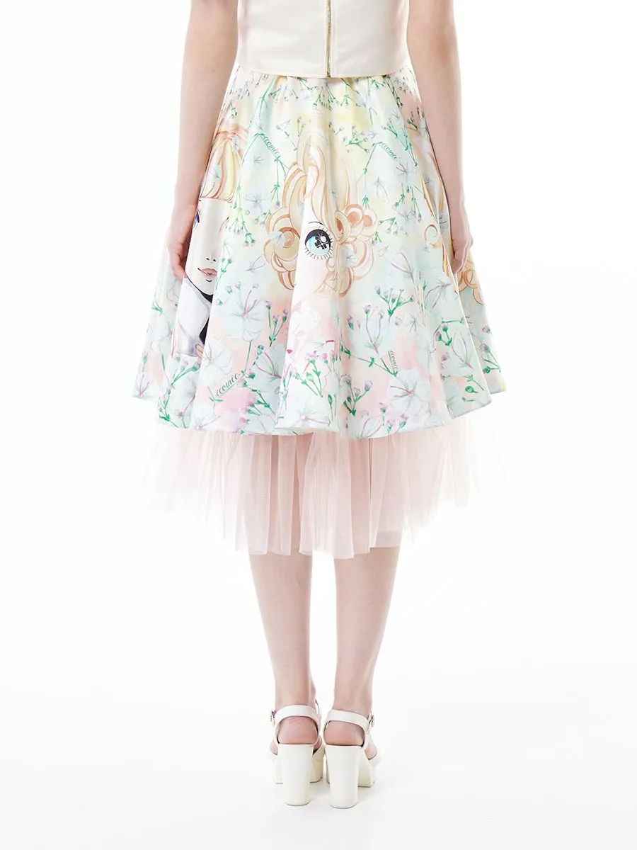 ICONIC WOMAN RAINBOW MILA SKIRT