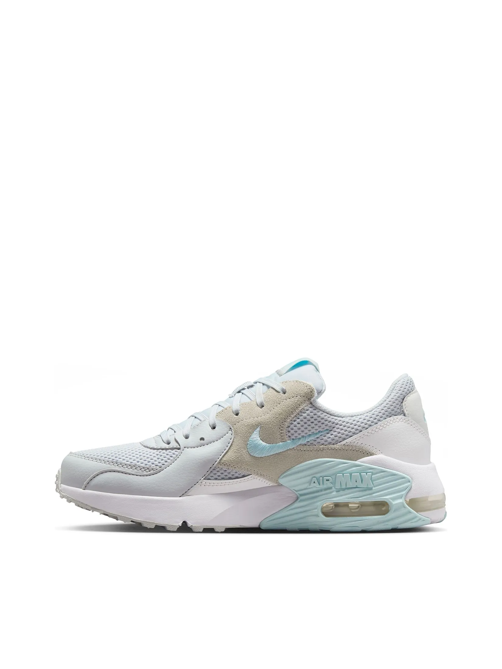 NIKE Women Sneakers Air Max Excee CD5432-013 Pure Platinum/Glacier Blue-Summit White