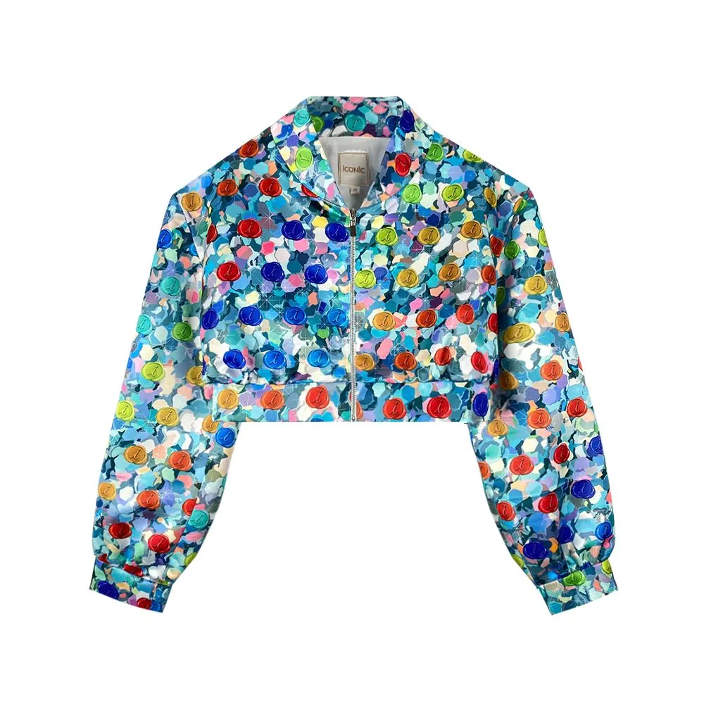 ICONIC BLUE GAUDY JACKET MODEL GAUDY JACKET 6771