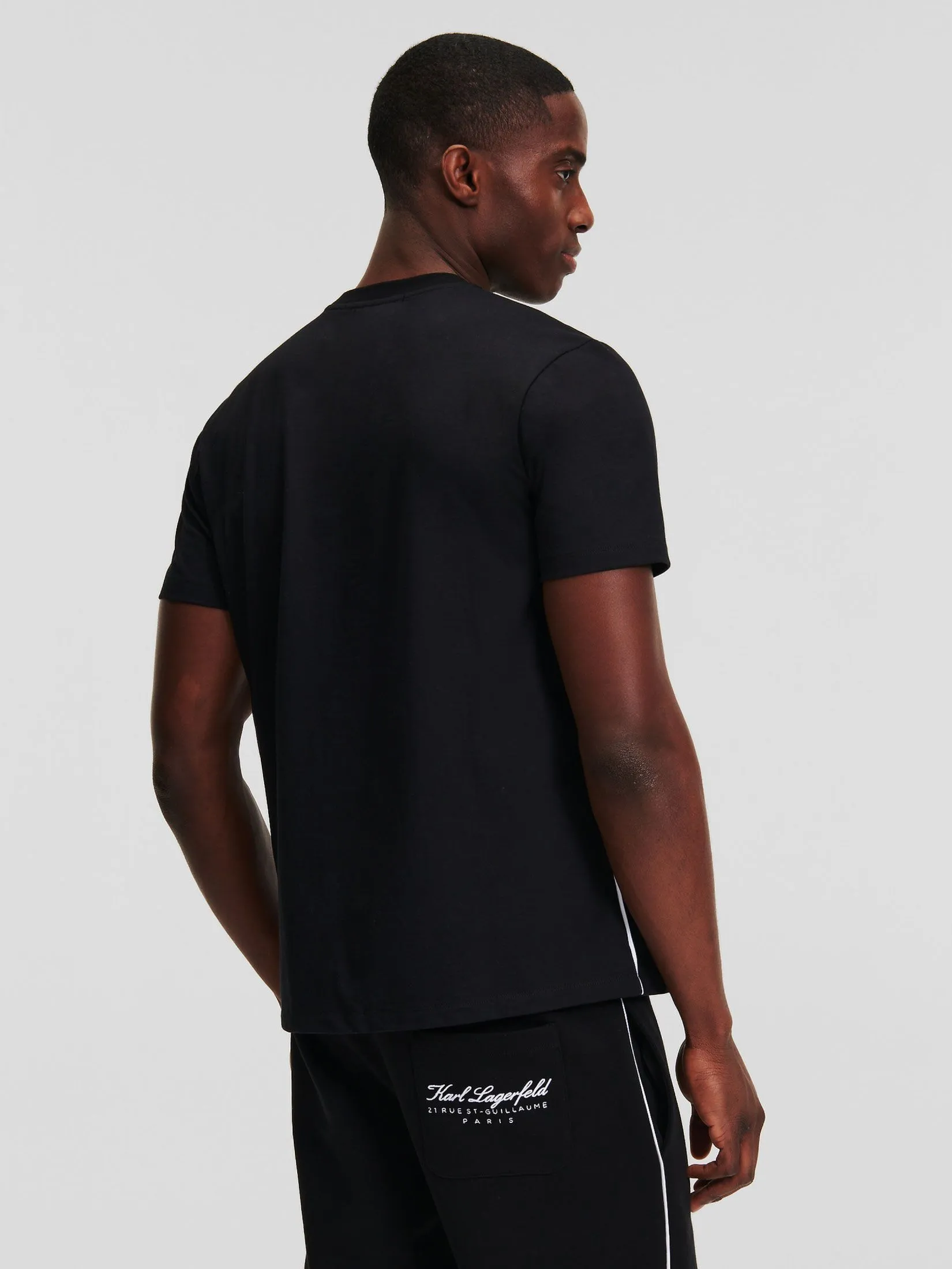 KARL LAGERFELD HOTEL KARL T-SHIRT BLACK