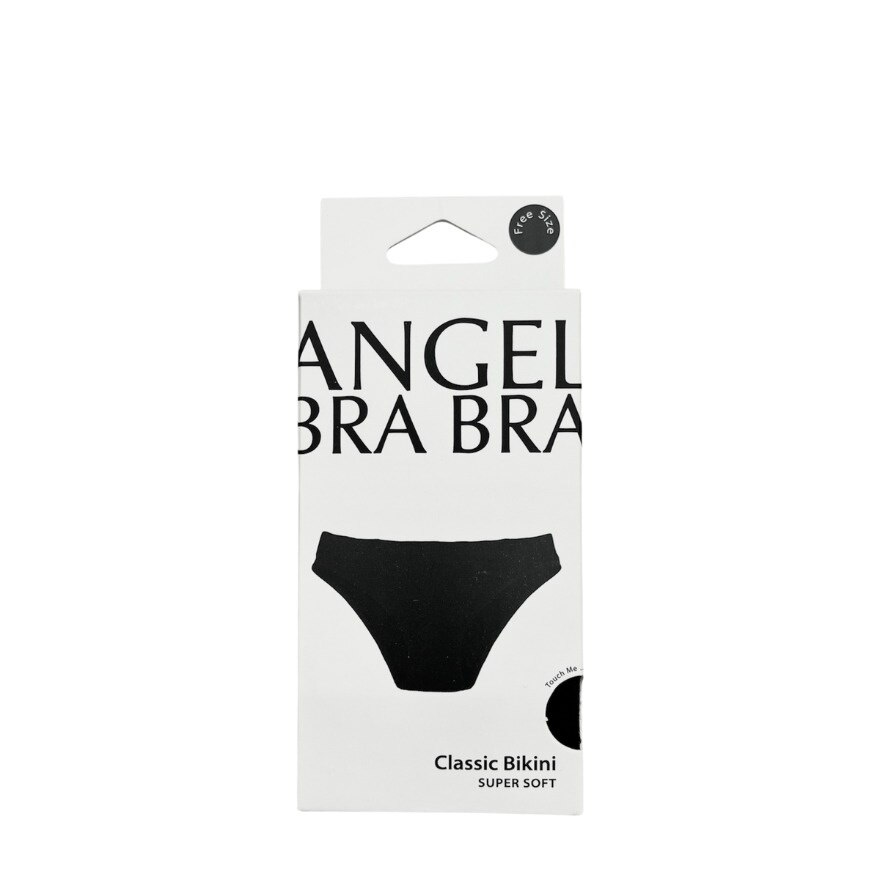 #Angel Bra Bra Classic Bikini Black - Nude