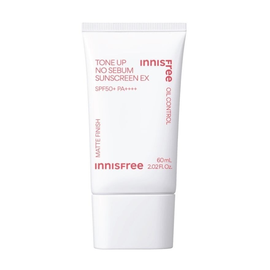 Innisfree Tone Up No Sebum Sunscreen EX SPF50+ PA++++ 60 Ml.