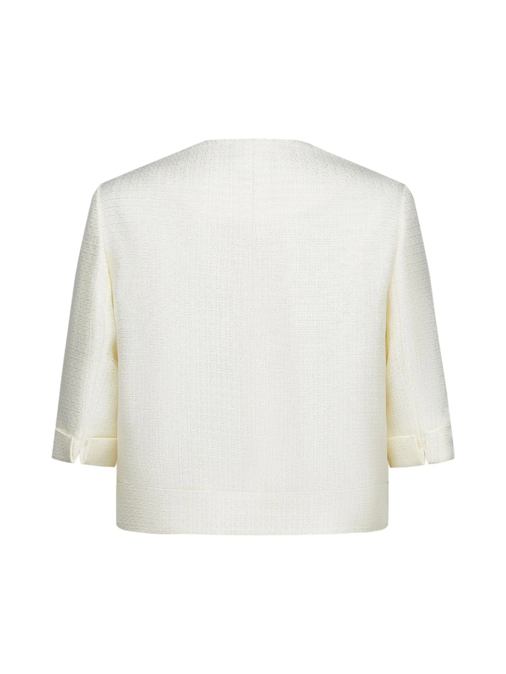 G2000 Women Clothing Tweed Jacket Regular Fit - Off-White