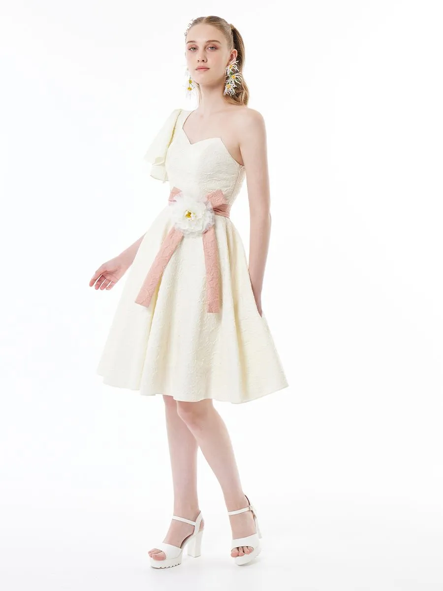 ICONIC WOMEN WHITE CALLA DRESS