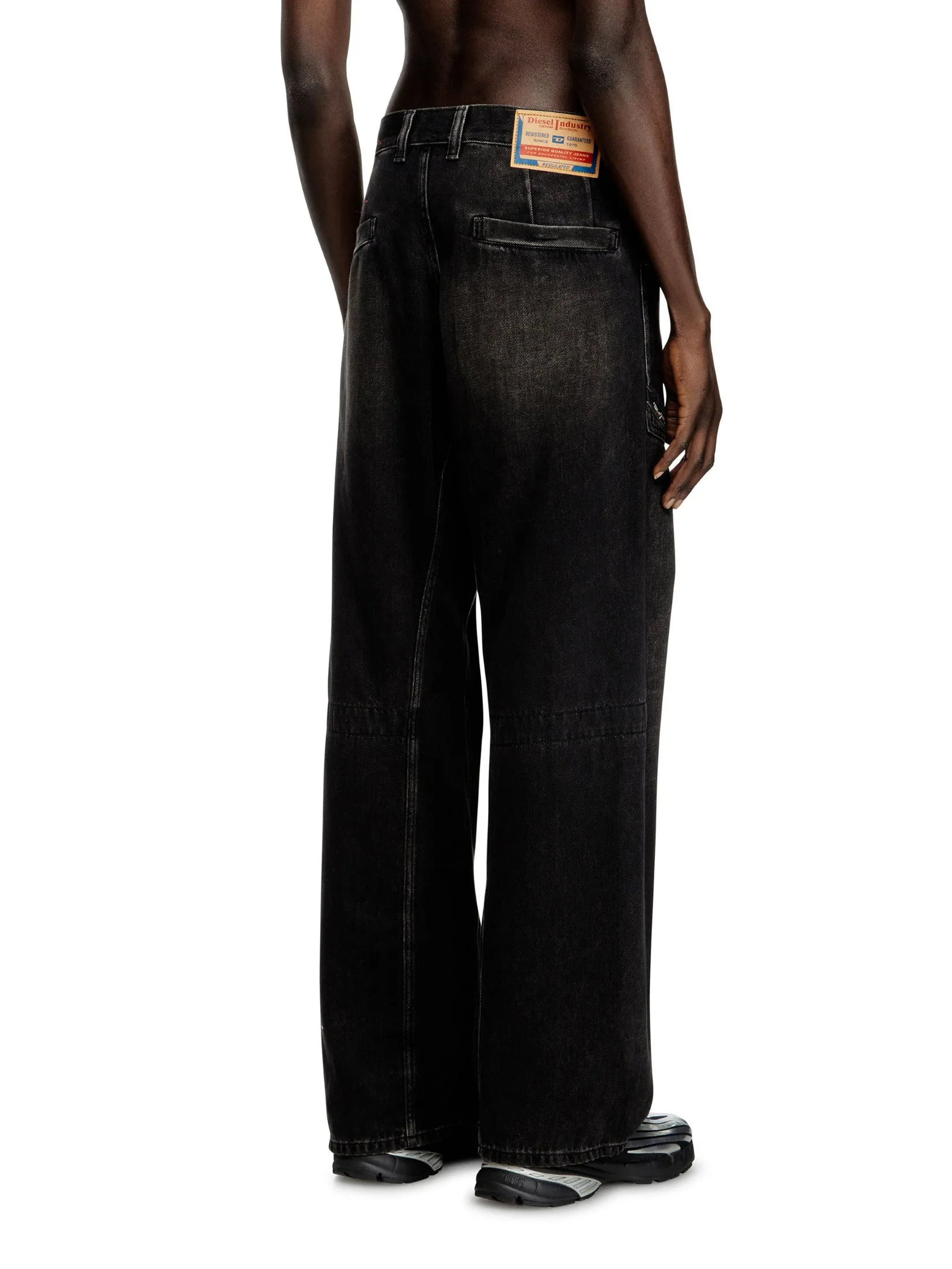 DIESEL Men Jeans Pants D-ZETA L.30 TROUSERS Black