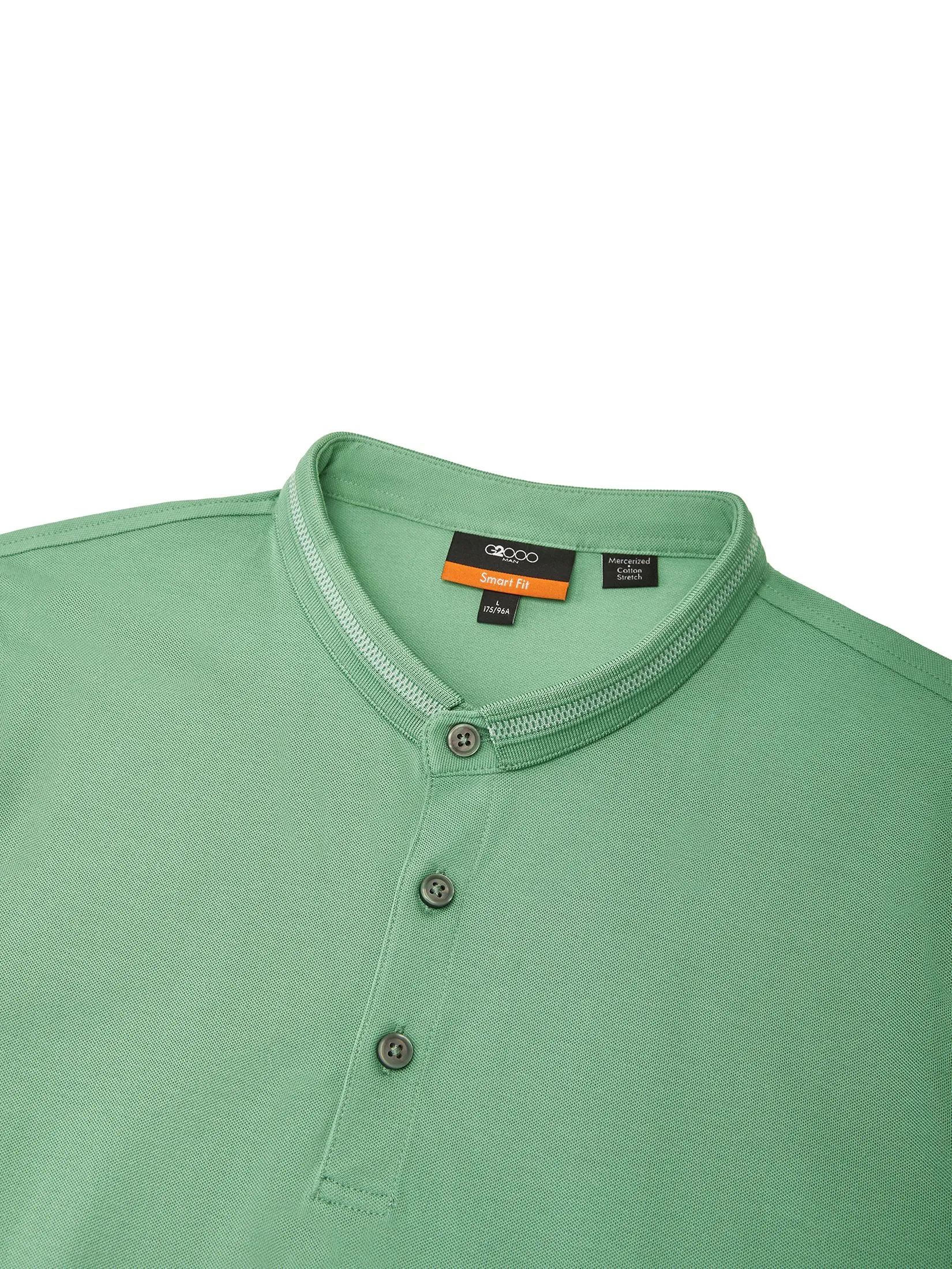 G2000 Men Clothing Super Light Mercerized Cotton Pique Short Sleeve Polo Tee  Smart Fit - 5114146244 - Green
