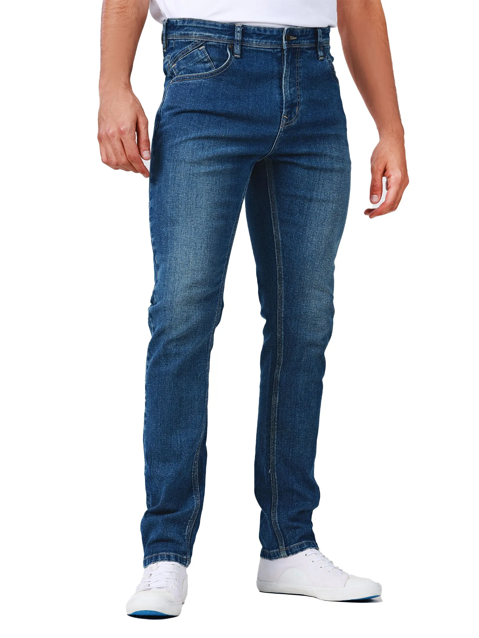 JOHN HENRY Men's Jeans (Skinny Fit) DENIM Mid Indigo