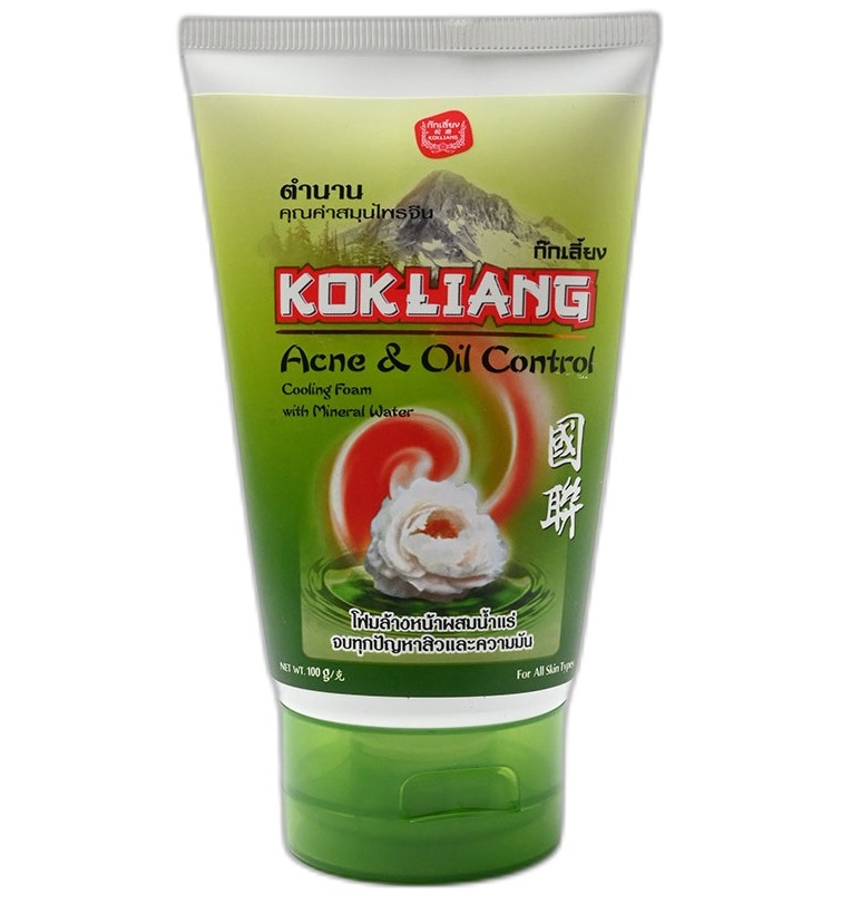 Пенка анти акне для умывания с минеральной водой Kokliang 100 гр