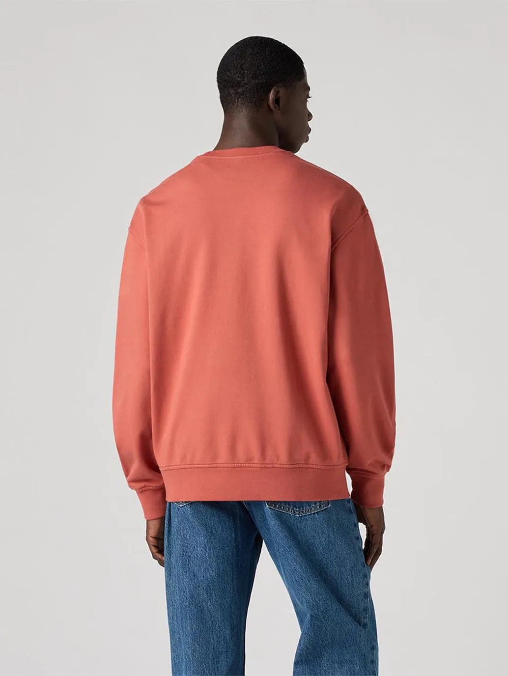 LEVI'S Men's Seasonal Crewneck Sweatshirt Red