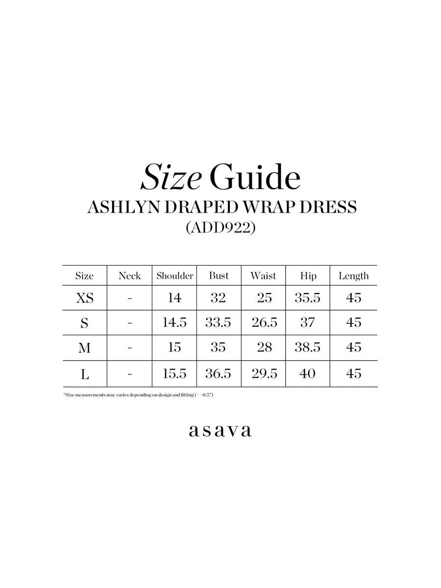 ASAVA ( SS24 )Ashlyn Draped Wrap Women Dress Beige