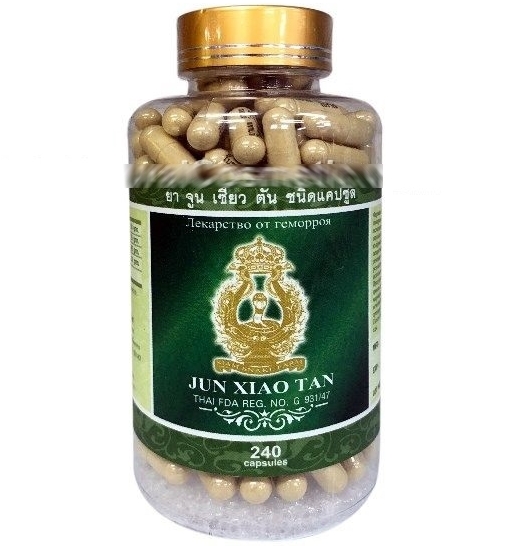 Змеиные капсулы от геморроя Джун Ксао Тан (Ju Jun Tand) 240 капсул
