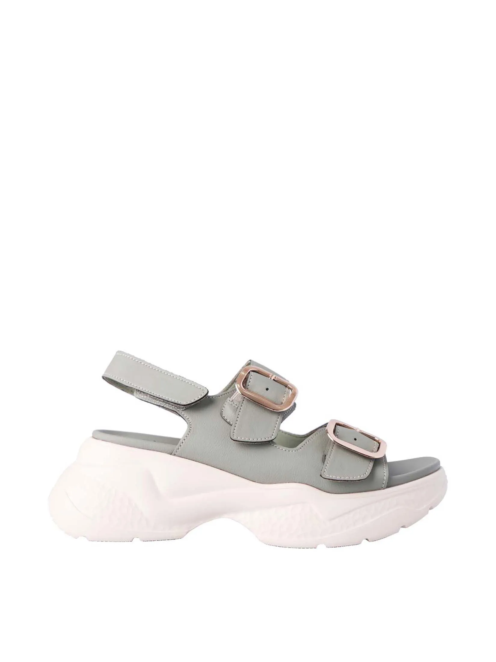 VILLAINS SF INCA Women's Platform Heeled Sandals GREEN