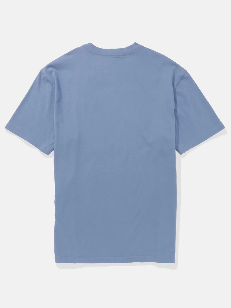 AMERICAN EAGLE MEN G SS 1 SET IN TEE- PC DYE + SERIOUSLY SOFT WASH 400 BLUE