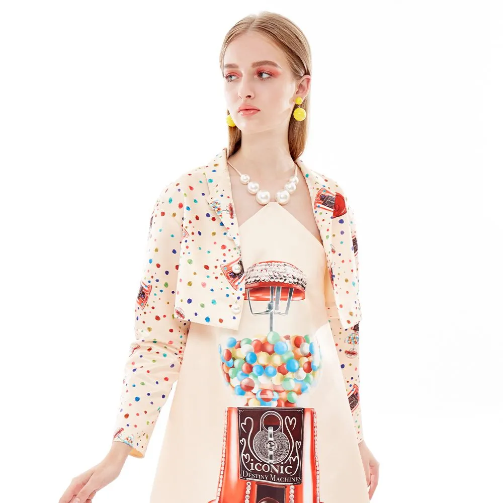 ICONIC CREAM GLEEFUL JACKET