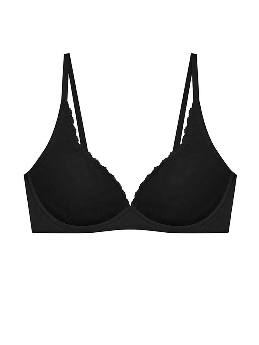 SABINA Twenty Five Woman Wireless Bra - Black