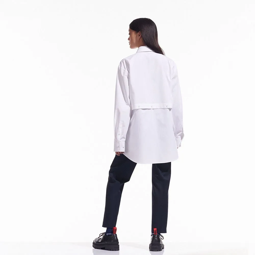 KARL LAGERFELD CARA LOVES KARL Transformer Women Shirt White