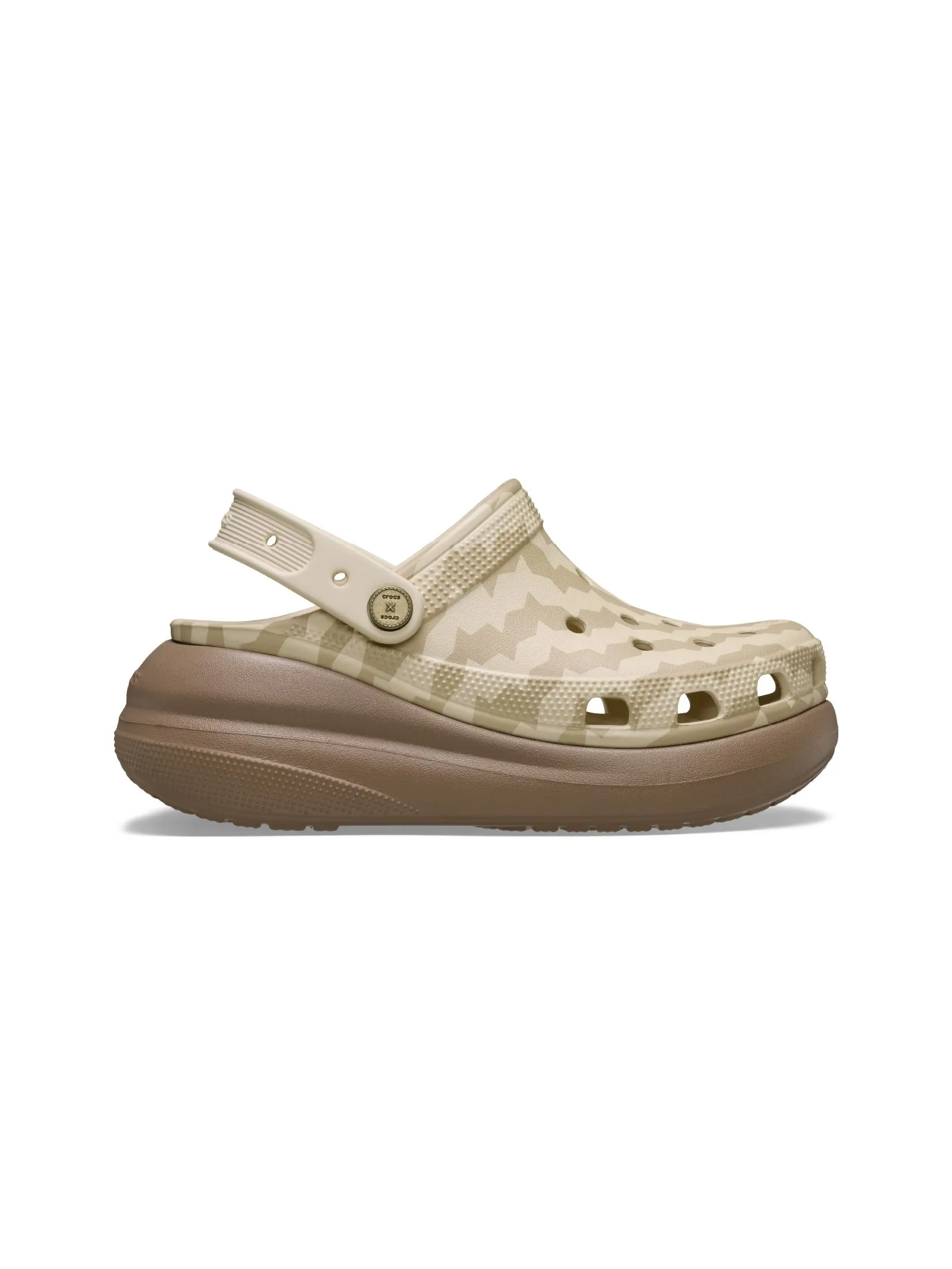CROCS UNISEX CRUSH EASY ELEGANCE CLOG - LATTE