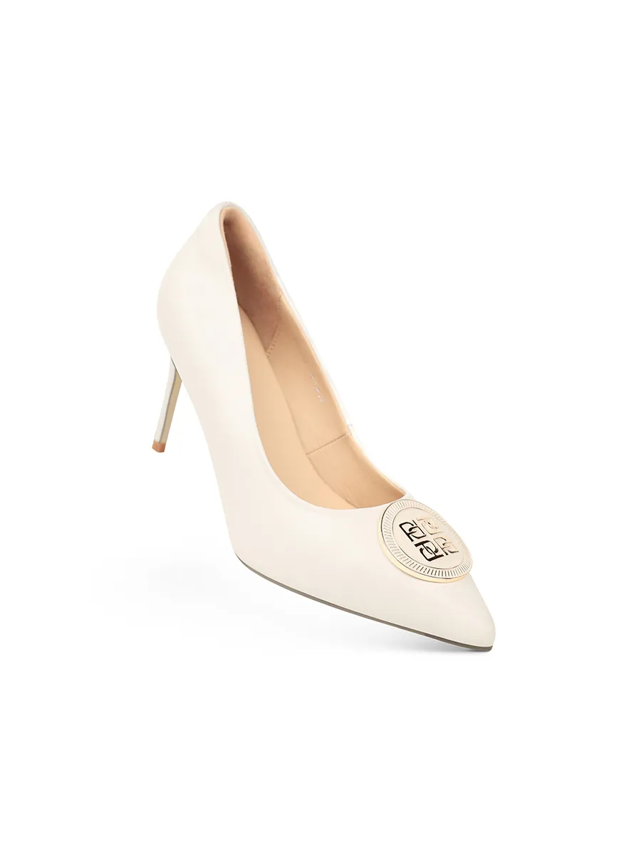 SHU WOMEN  X PATINYA CELEB HEELS 3.5  PUMP - WHITE