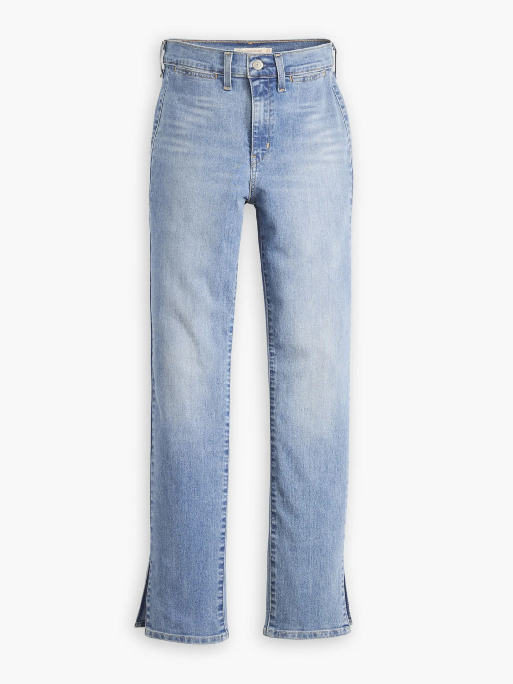 LEVI'S Women's Tailored 724 Straight Jeans Light Blue