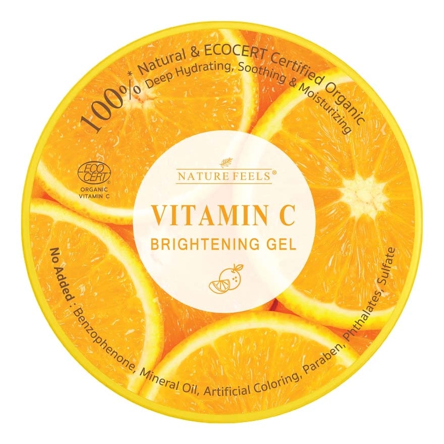 Nature Feels Vitamin C Brightening Gel 300 Ml. เจลวิตามินซี ผิวกระจ่างใส