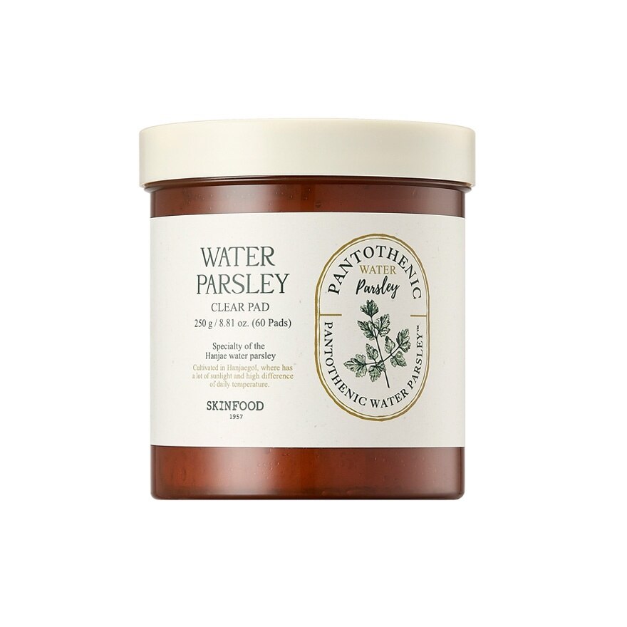 Skinfood Clear Pad Pantithenic Water Parsley 60'S - White