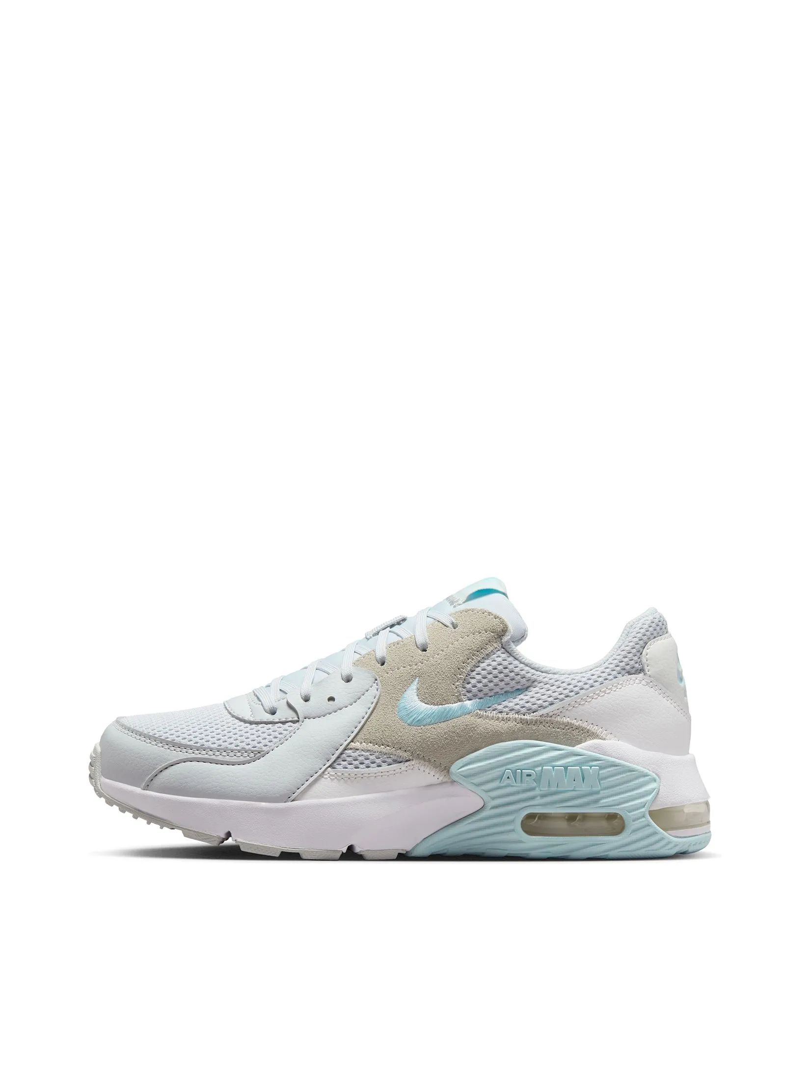 NIKE Women Sneakers Air Max Excee CD5432-013 Pure Platinum/Glacier Blue-Summit White