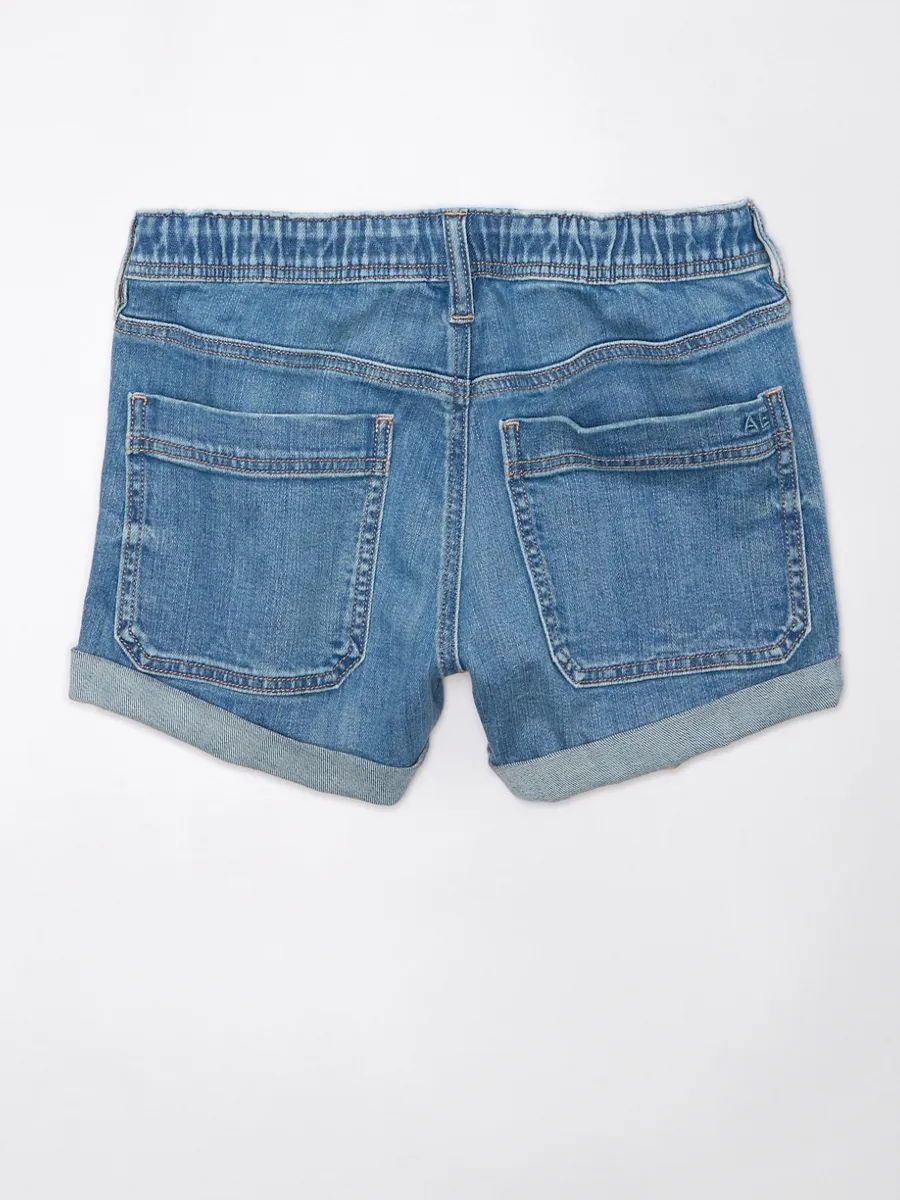 AMERICAN EAGLE WOMEN EASY SHORTIE 334 DEEP INDIGO