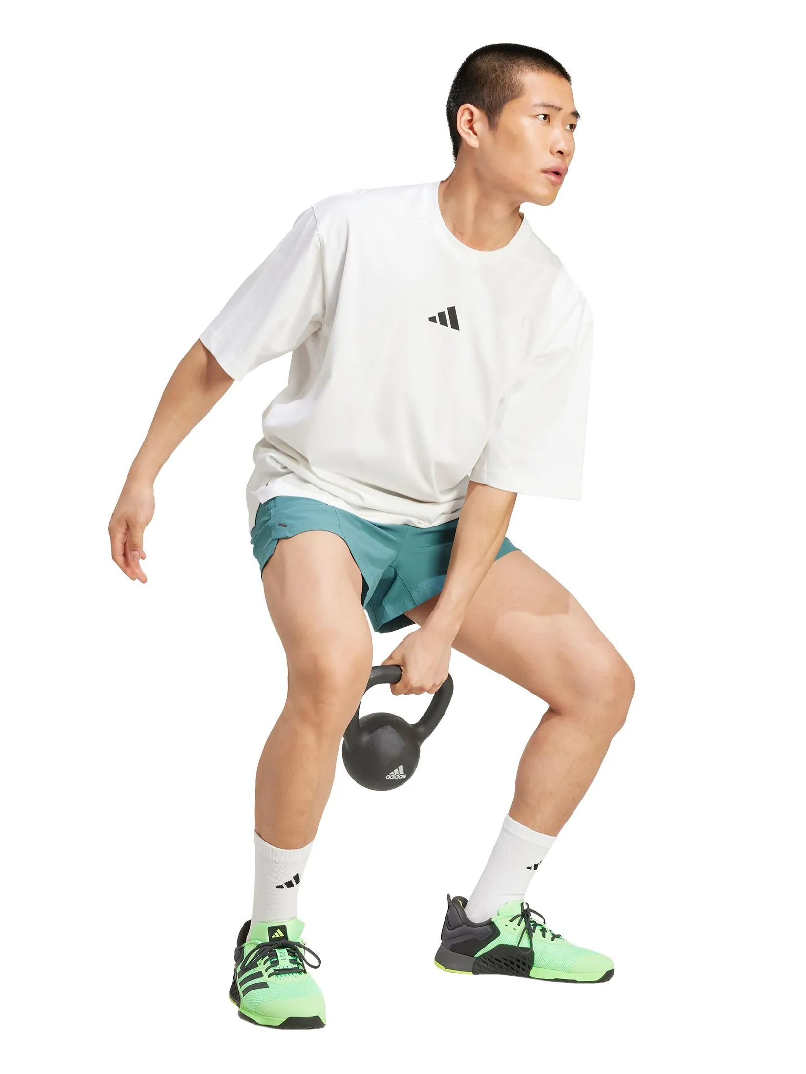 ADIDAS Men Shorts Power JW4744 Green / Preloved Teal