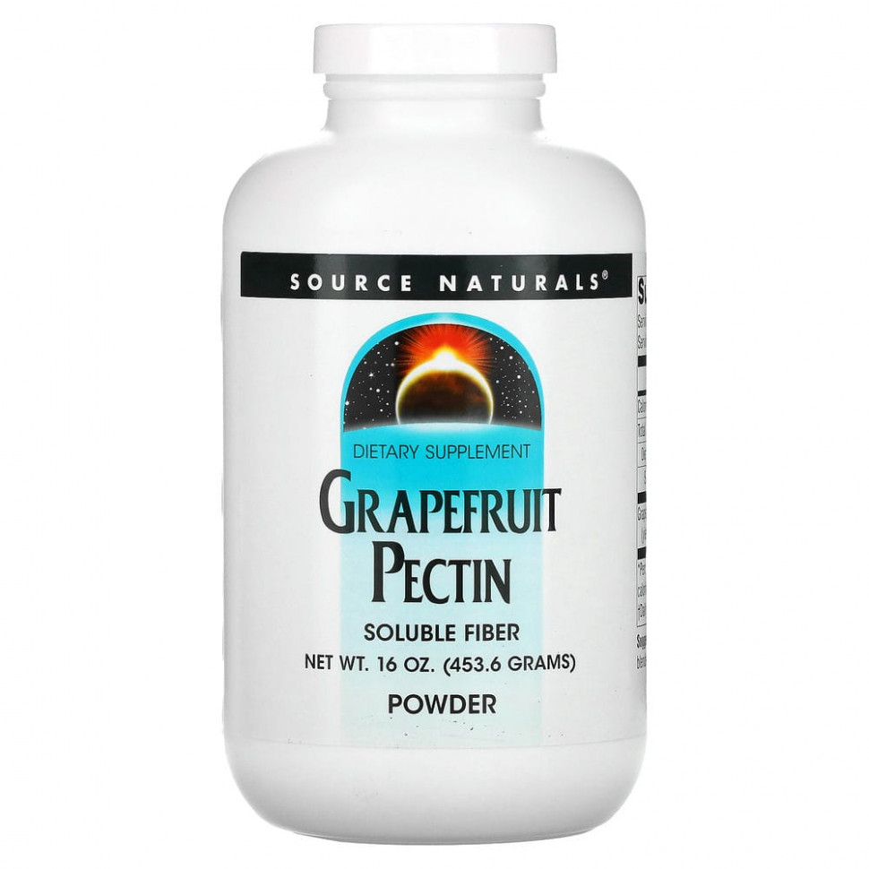 Source Naturals, порошок из пектина грейпфрута, 453,6 г (16 унций)