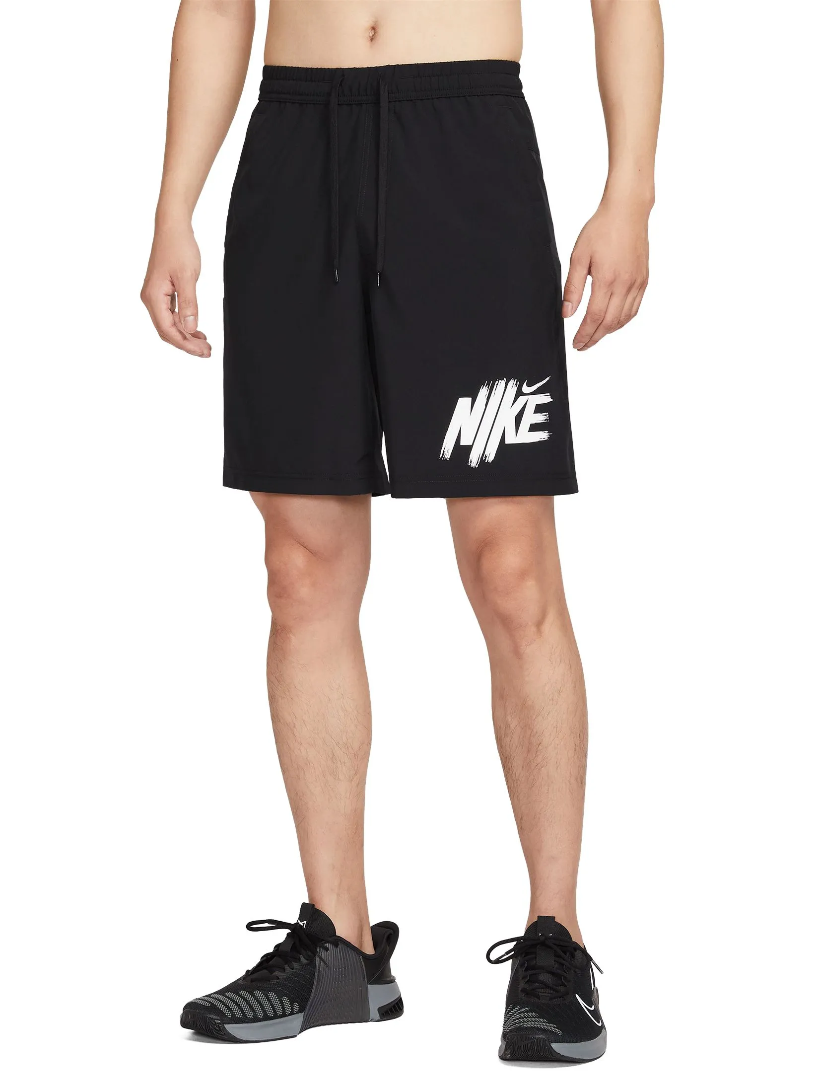 NIKE Men Shorts Form Dri-Fit 9" HV0385-010 Black/White