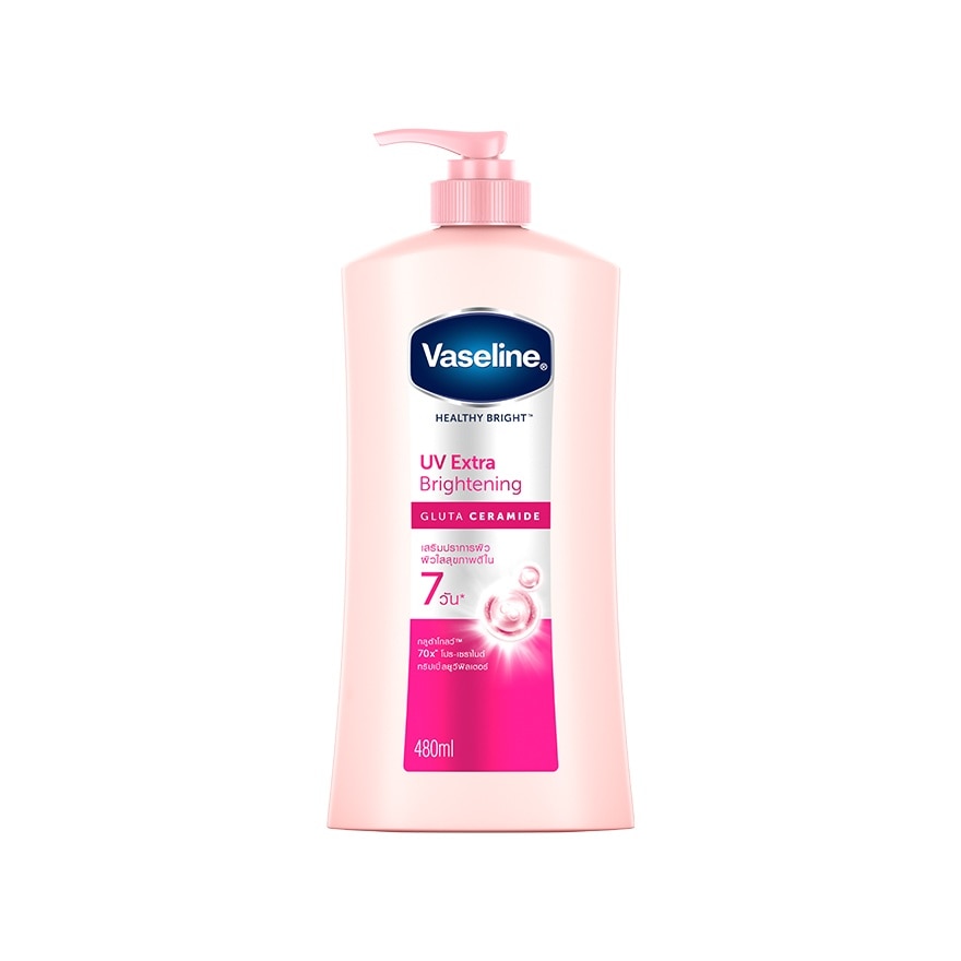 Vaseline Healthy Bright UV Extra Brightening Gluta Ceramide 480 Ml.