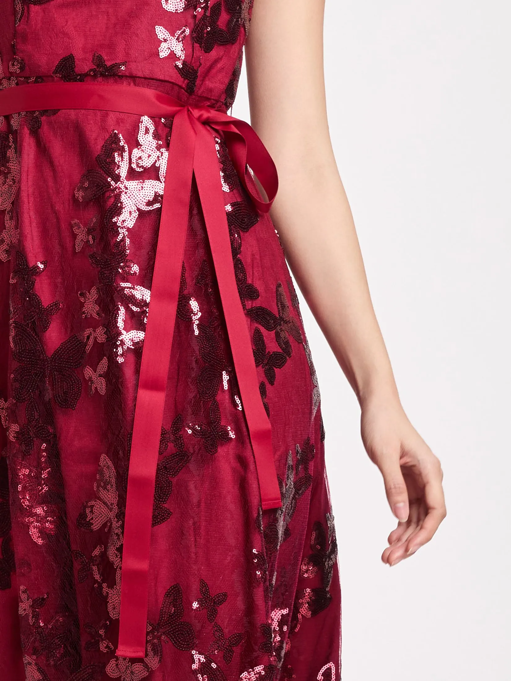 EXPRESSIONS EVENING Women Dress Sleeveless Sequin